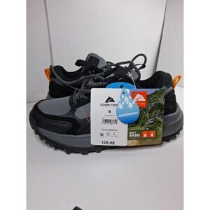 OZARK TRAIL - SIZE: 6 - Men's Leather Waterproof Comfort Hiking Sneakers - NEW!